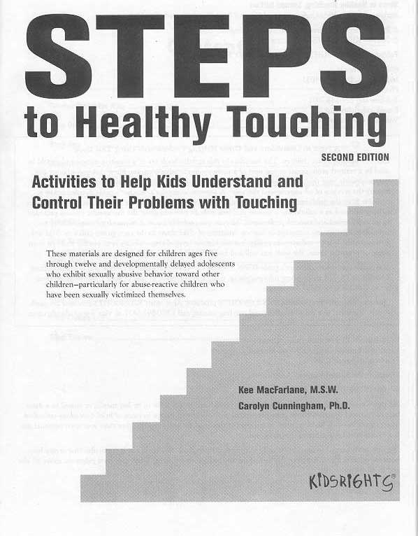 Steps to Healthy Touching title page